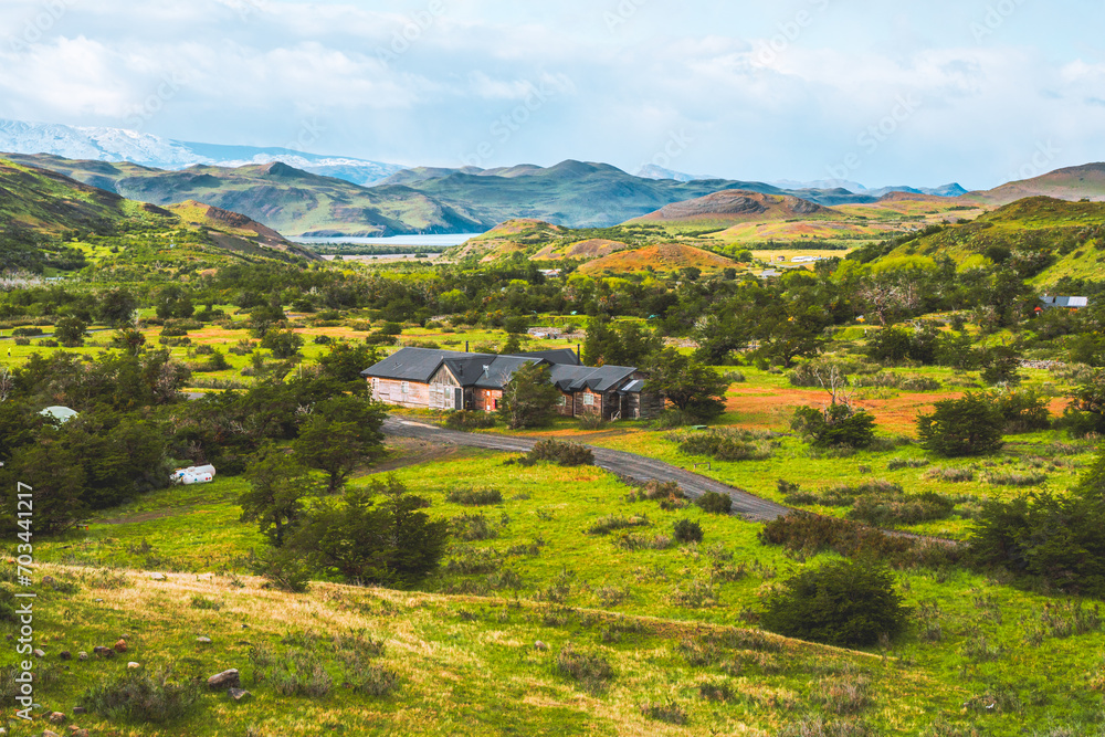 Casa no campo na patagonia, torres del paine