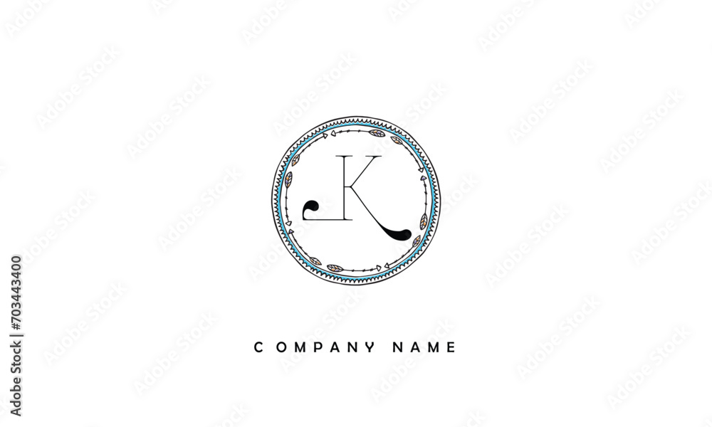 LK, KL, L, K Abstract Letters Logo Monogram LK, KL, L, K Abstract Letters Logo Monogram