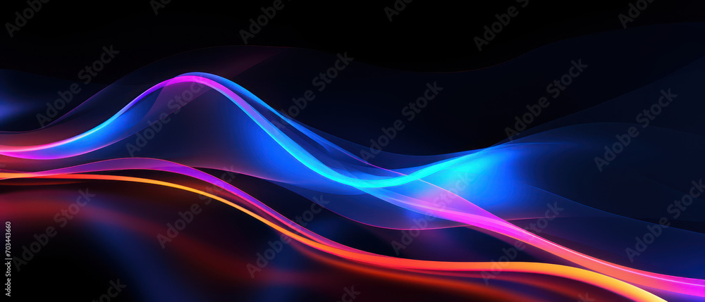 This bright and energetic abstract background features irregular waves and a blend of colors. This bright and energetic abstract background features irregular waves and a blend of colors.