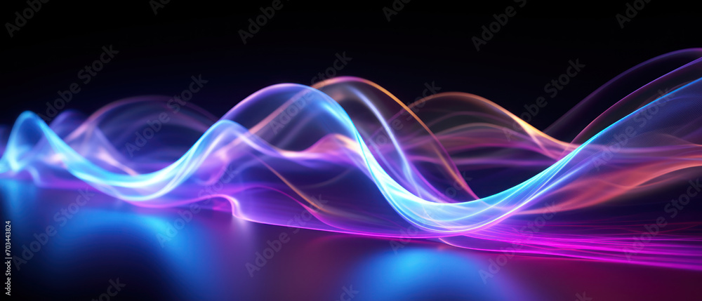 An abstract composition of flowing curves and vibrant blue hues. An abstract composition of flowing curves and vibrant blue hues.