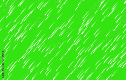 rainy background with white lines on green background