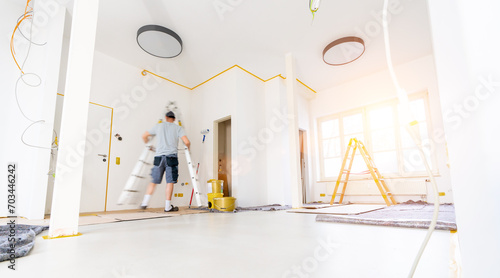Photos rebuilding an Old real estate apartment, prepared and ready for renovate