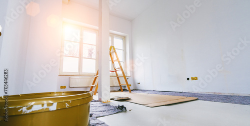 rebuilding an Old real estate apartment, prepared and ready for renovate photo