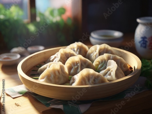 Delicious dumplings in the lens: photos with natural lighting