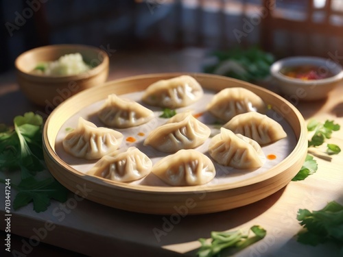 Dumpling photography: mastery of photorealism and taste sensations