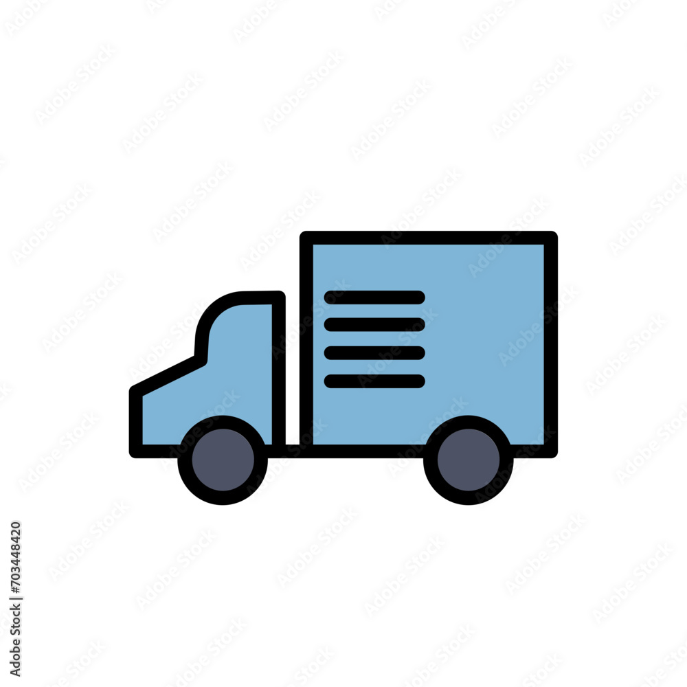 Truck Work Tools Filled Outline Icon Truck Work Tools Filled Outline Icon