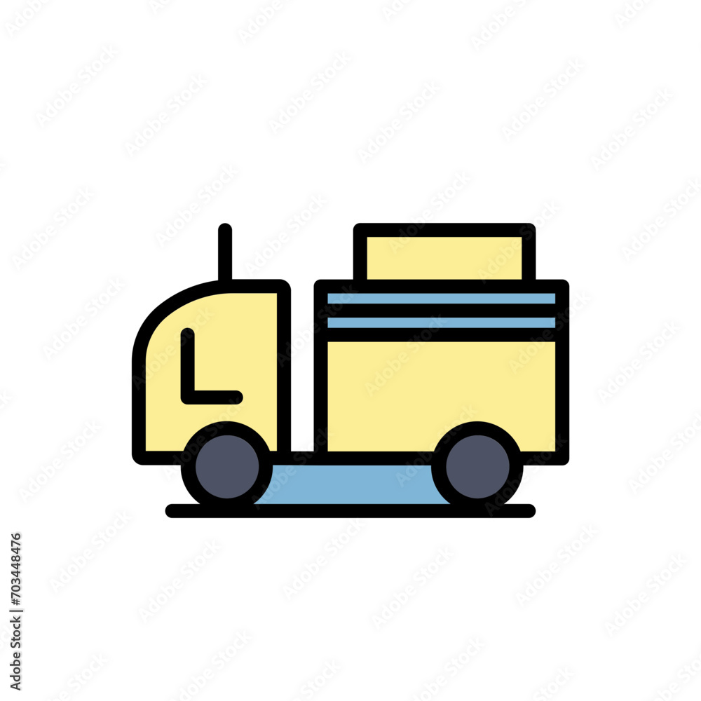 Truck Work Tools Filled Outline Icon Truck Work Tools Filled Outline Icon