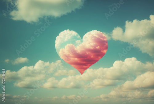 heart shape in the sky © Anna Gold Stock