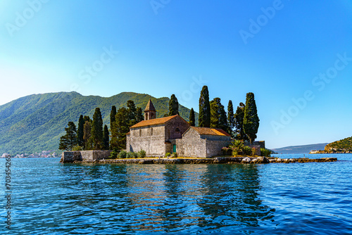 St. George (Sveti Djordje) Island, Montenegro. photo