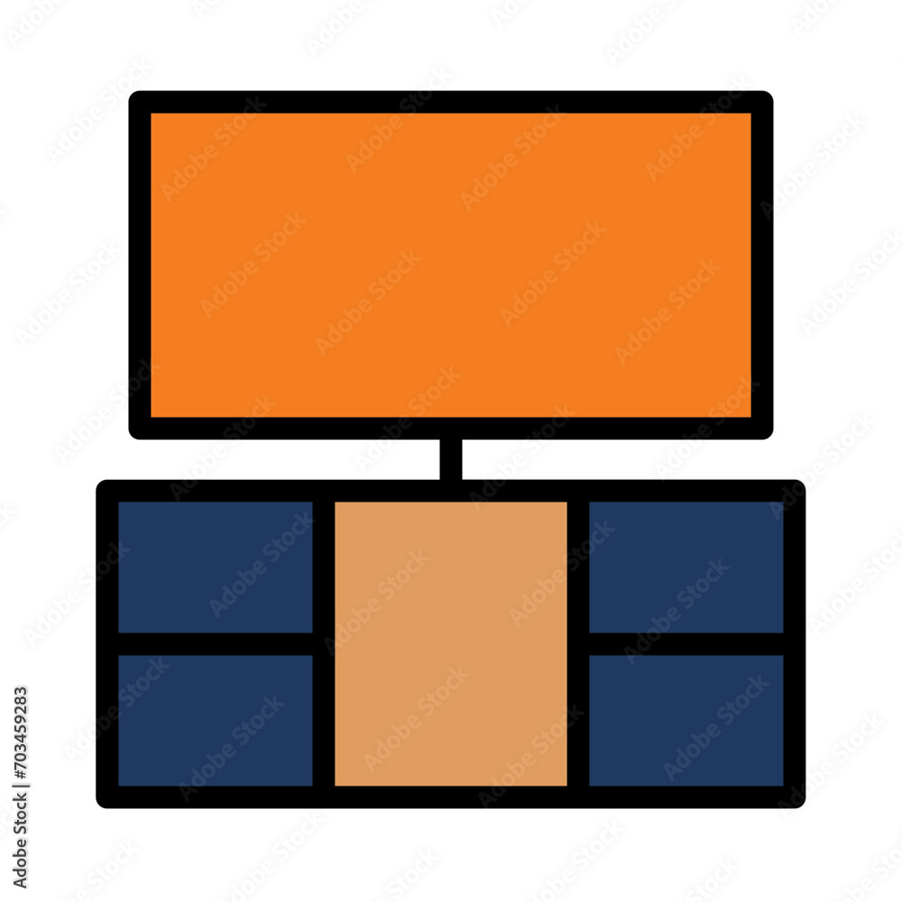 Interior Wardrobes Wood Filled Outline Icon Interior Wardrobes Wood Filled Outline Icon