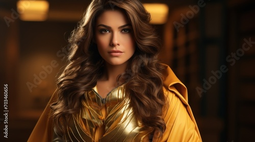 A beautiful woman is a superhero © Tetyana