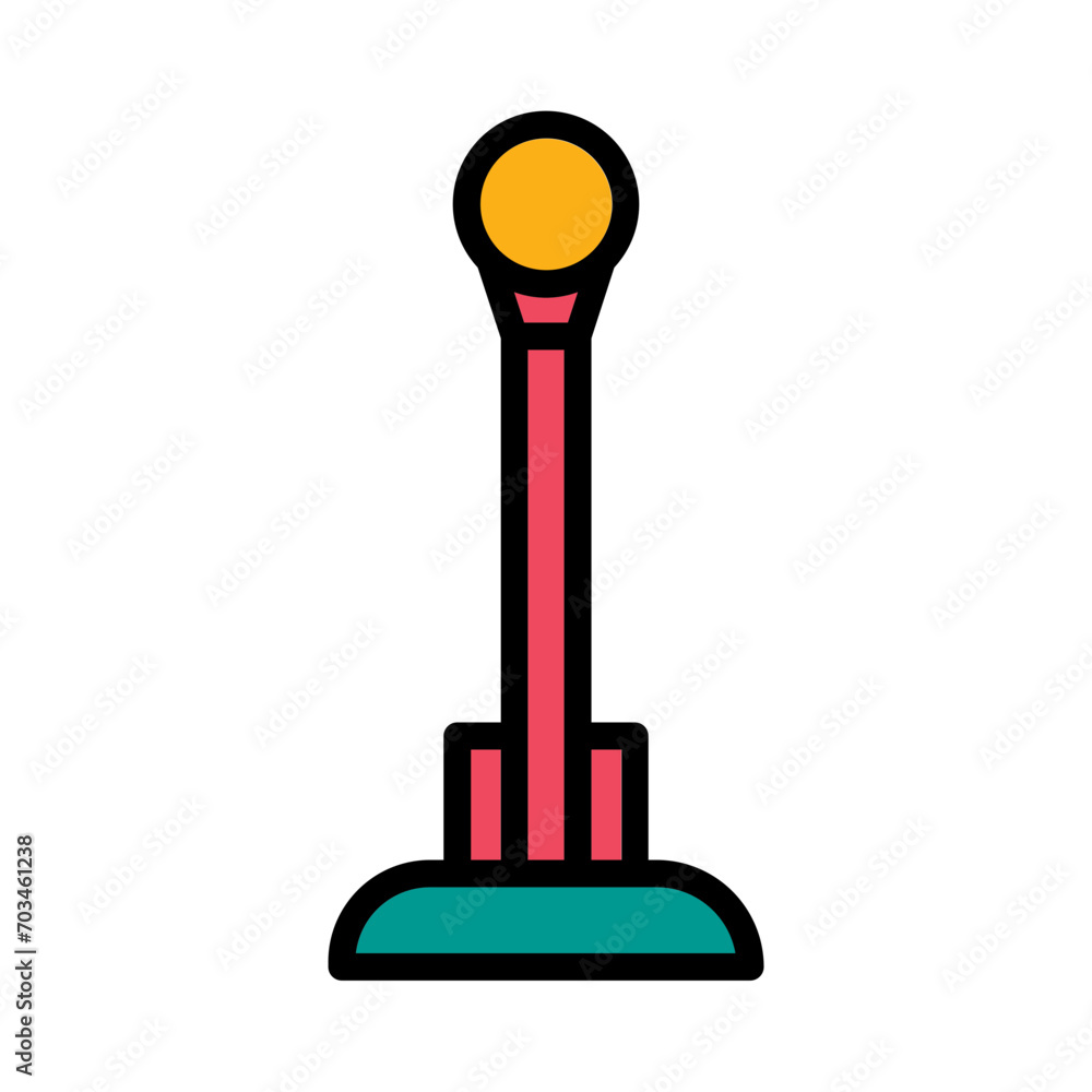 City Light Street Filled Outline Icon City Light Street Filled Outline Icon