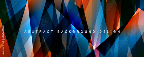 Breaking Glass Background, Kaleidoscope effect. Transparent Straight Lines. Dynamic Light Rays effect. Vector Illustration For Wallpaper, Banner, Background, Card, Book Illustration, landing page