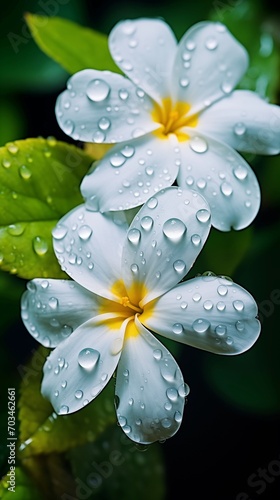 drops of water on flowers. macro photography, wallpaper