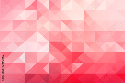 Abstract triangular red pink mosaic tile wallpaper wall or floor texture with geometric triangles background banner, seamless pattern