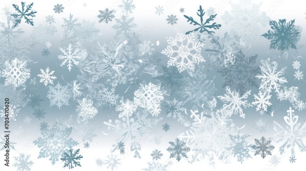 Pattern Snowflakes gently fall from the sky Pattern Snowflakes gently fall from the sky