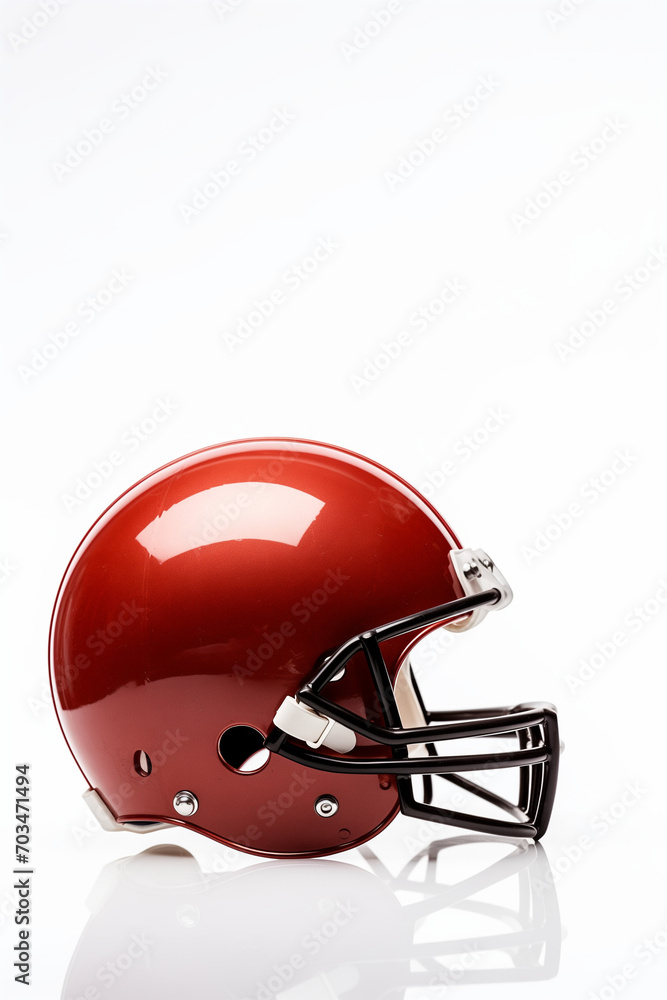 Fototapeta premium american football helmet isolated on white background