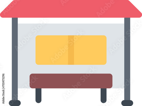 design vector image icons bus stop