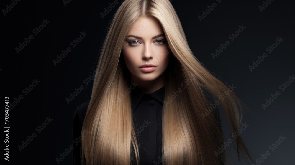 Woman in dark blonde