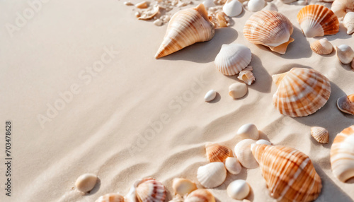 seashells on the sand © Juei