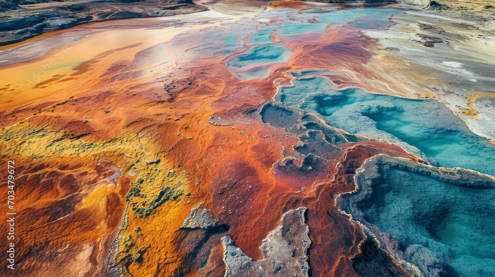 Otherworldly Beauty: Aerial Spectrum of Earth's Minerals