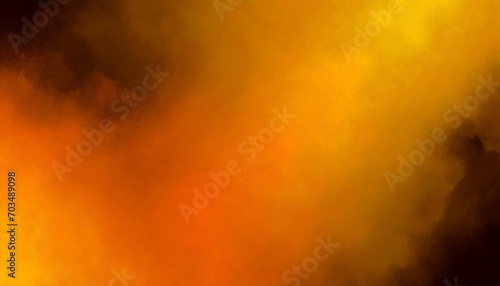 yellow burnt orange red fiery golden brown black abstract background for design color gradient ombre rough grain noise colorful bright spots