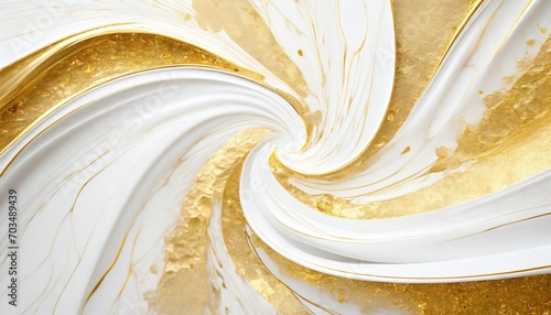 abstract white and gold swirling background with a high quality luxury feel ideal for backdrops