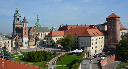 The Wawel Castle is a castle residency. Built at the behest of King Casimir III the Great. The castle, being one of the largest in Poland, Krakow