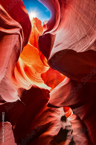 Antelope Canyon Arizona - art and travel concept