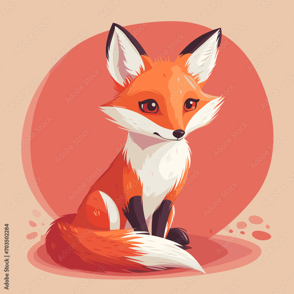 red fox cartoon
