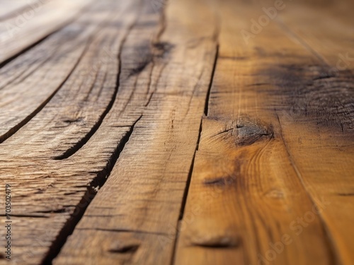 Close-up photo: old wood surface is poorly sanded, bright, textured