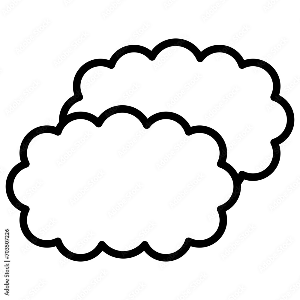 cloud line icon cloud line icon