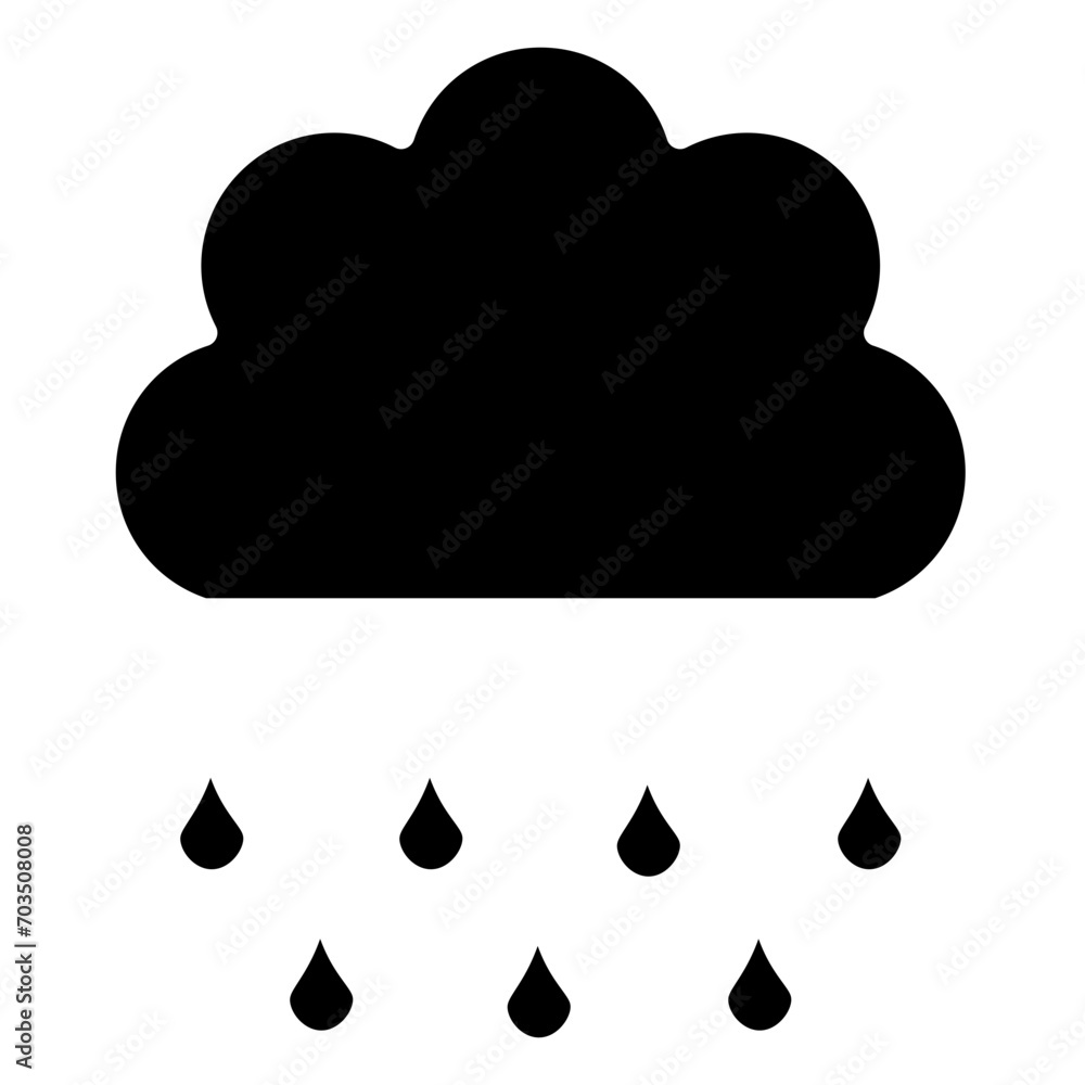 cloud glyph icon cloud glyph icon
