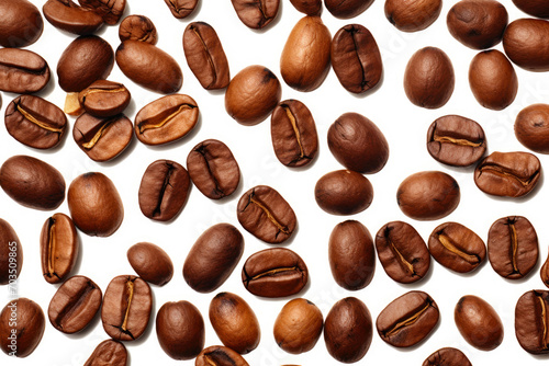 Minimalist Coffee Bean Texture Close-up