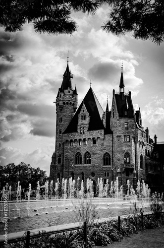 The Palace in Moszna (German: Schloss Moschen) is a historic residence located in the village of Moszna, Opole Voivodeship, between the towns of Prudnik and Krapkowice  photo