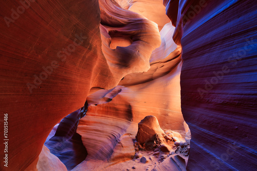 antelope canyon page state . famous place in arizona usa