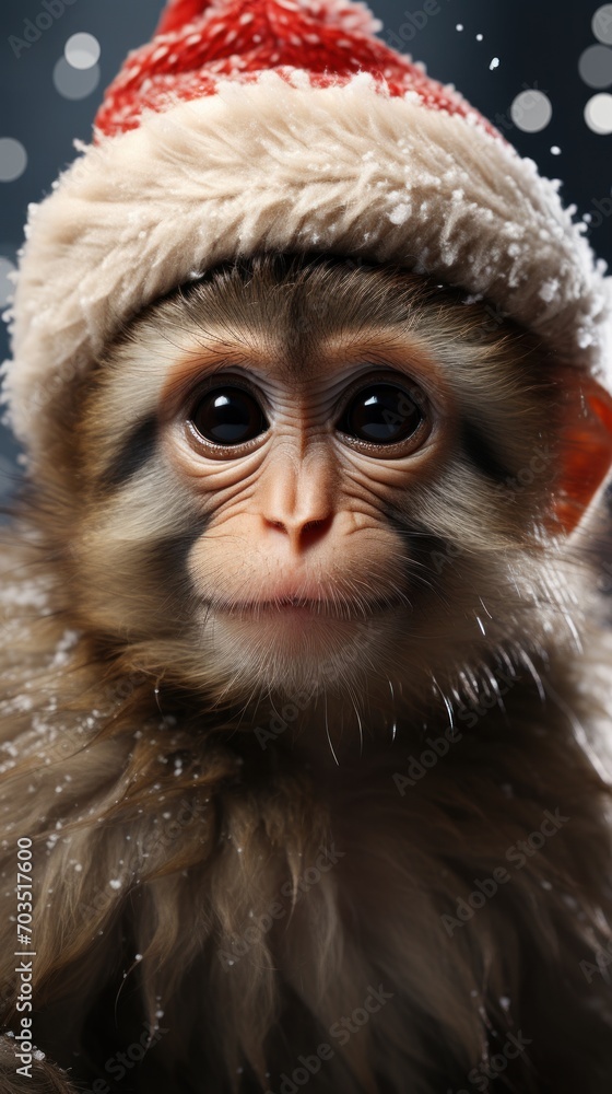 Christmas monkey Christmas monkey