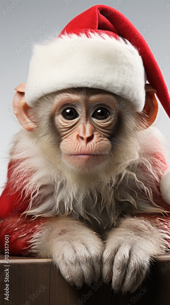 Christmas monkey Christmas monkey