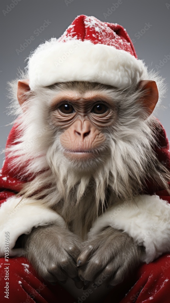 Christmas monkey Christmas monkey