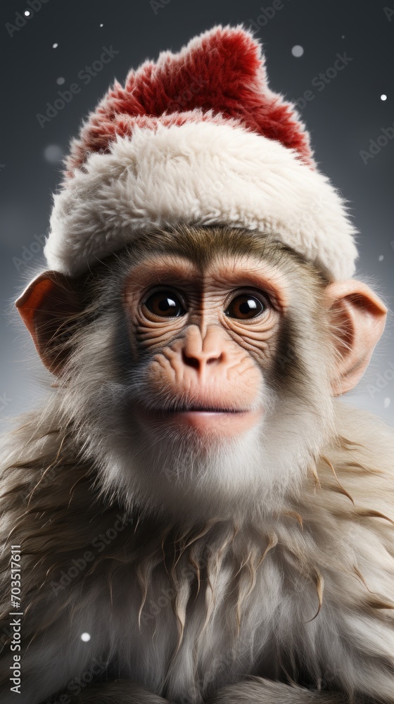 Christmas monkey Christmas monkey