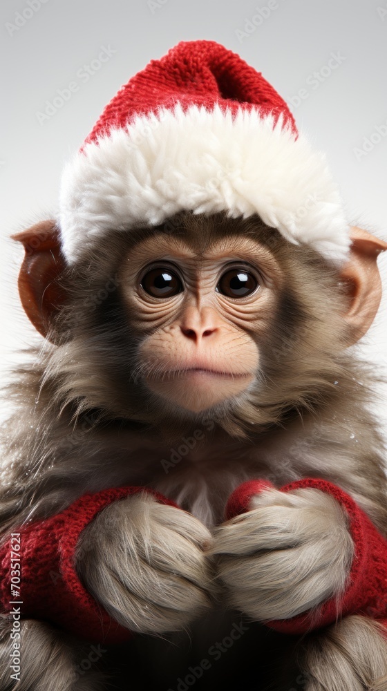 Christmas monkey Christmas monkey