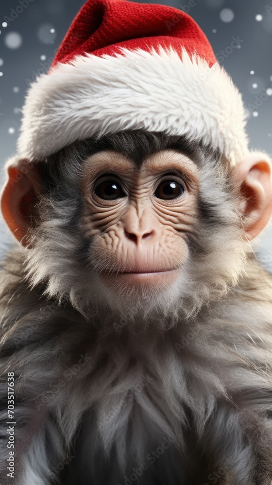 Christmas monkey Christmas monkey