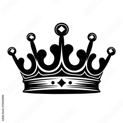 Regal Crown Symbol of Royalty Vector