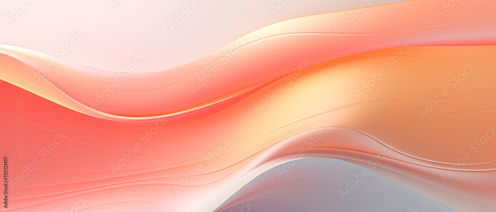 Warm Gradient Abstract Curves with a Soft Pastel Aesthetic Warm Gradient Abstract Curves with a Soft Pastel Aesthetic