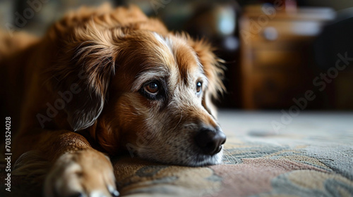Senior Canine Arthritis Management   A vet managing arthritis in a senior dog  highlighting compassionate care for aging animal companions