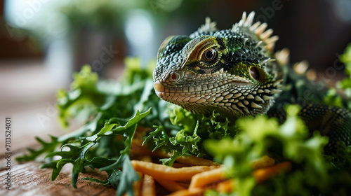 Exotic Pet Nutritional Counseling   A veterinarian offering nutritional counseling for an exotic pet  emphasizing a balanced diet for optimal health