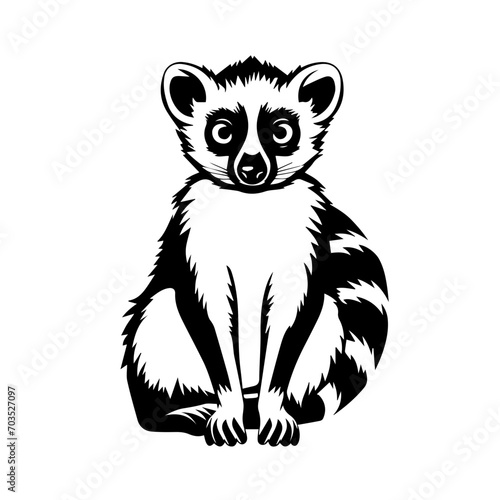 Wild Lemur Vector