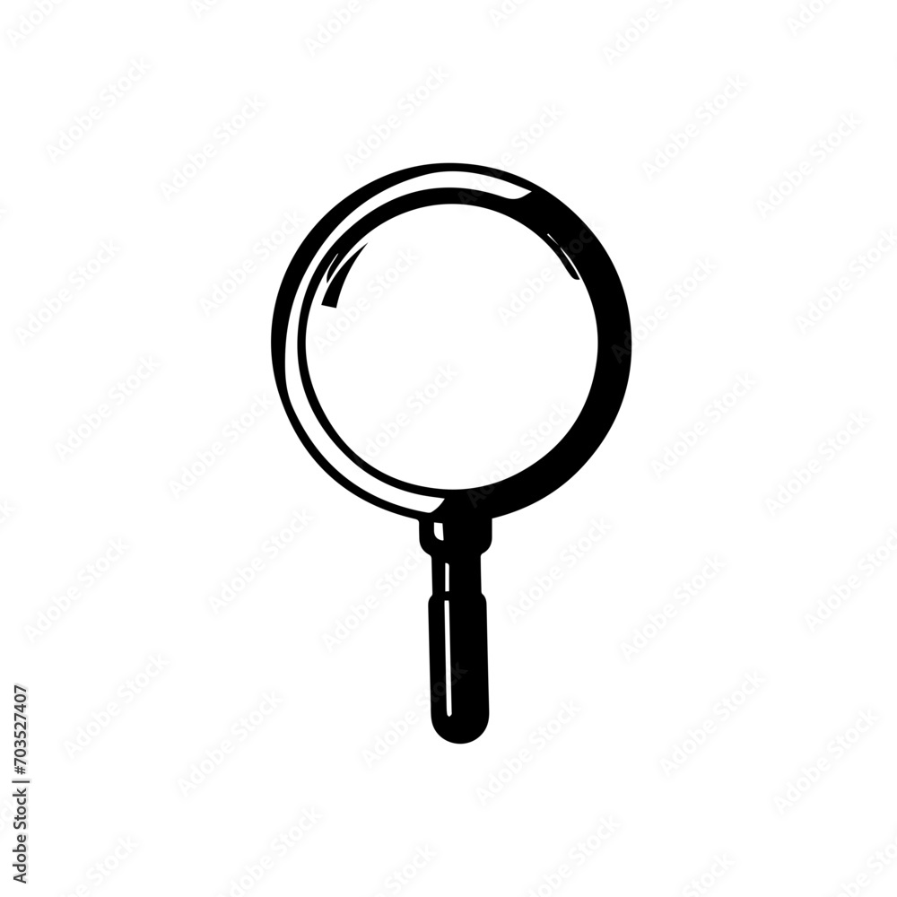 Classic Magnifying Glass Vector Design Classic Magnifying Glass Vector Design