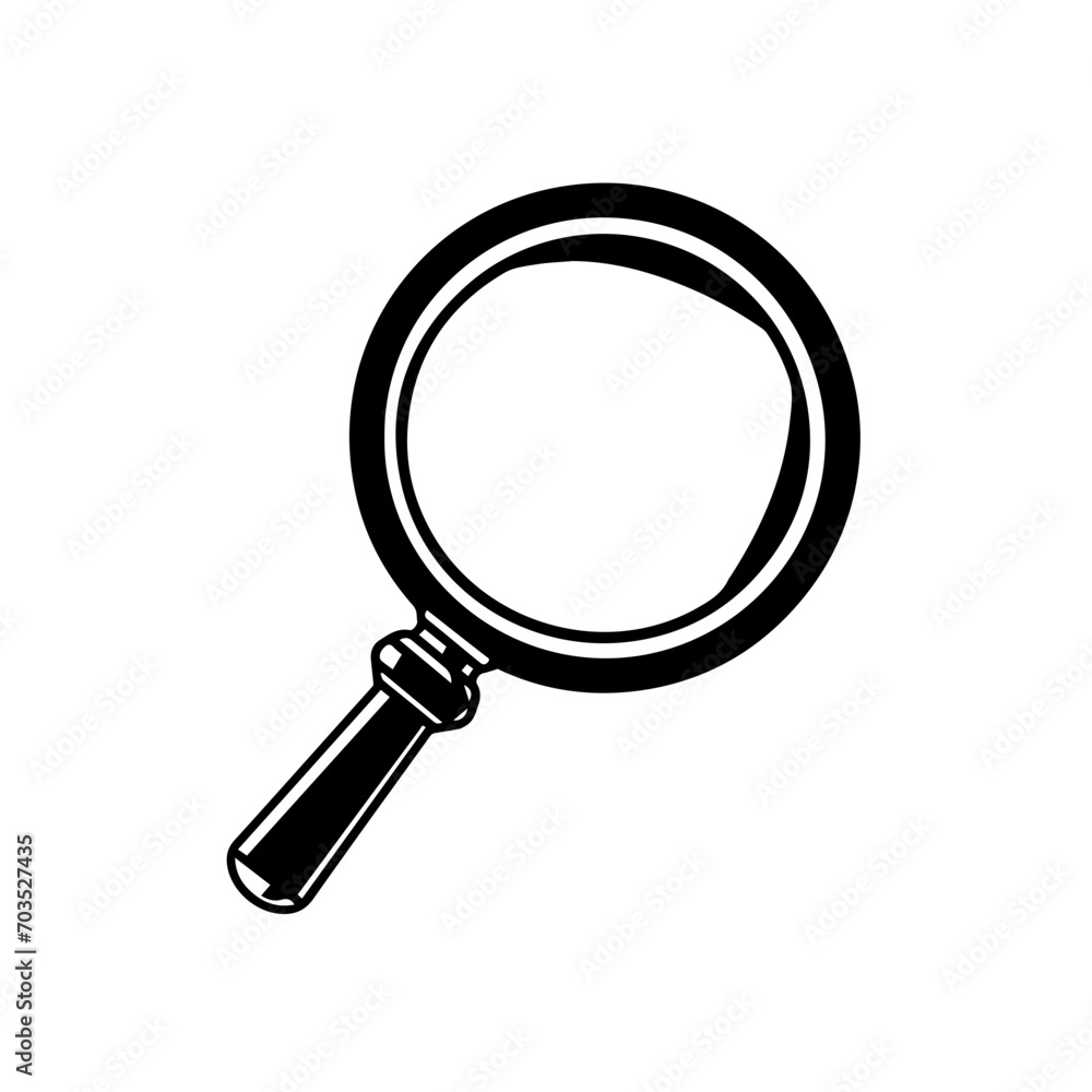 Classic Magnifying Glass Vector Design Classic Magnifying Glass Vector Design