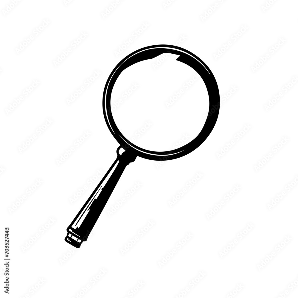 Classic Magnifying Glass Vector Design Classic Magnifying Glass Vector Design